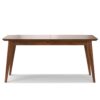Draper - Mid Century Extendable Dining Table - Brown - Image 2