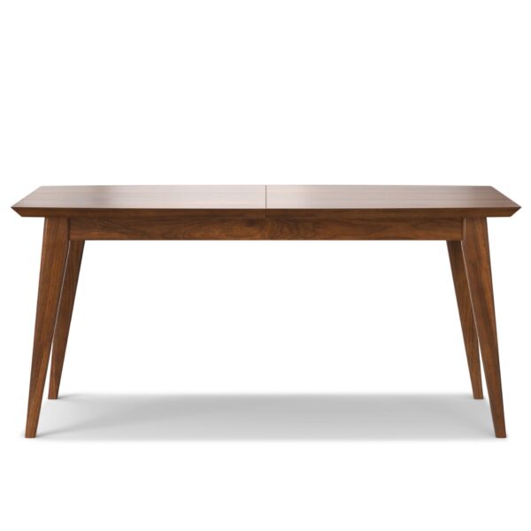 Draper - Mid Century Extendable Dining Table - Brown