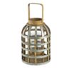 Decorative Lantern With Handle, Wooden Lantern For Indoor Outdoor, Home Garden Wedding - Silver - Image 2