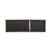 Outdoor Chaise Lounge With Acacia Wood Frame And Mesh Seat - Teak - Image 8