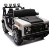 12V7A 30W*2 Four-Wheel Drive Leather Seat One Button Start, Forward And Backward, High And Low Speed, Music, Front Light, Power Display, Two Doors Can Open, 2.4G R / C, Seat Belt Four Wheel Absorber - White / Black - Image 5