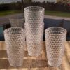 Leading Ware Diamond Cut Acrylic Drinking Glasses (Set of 4), Bpa Free, 19Oz - Clear - Image 5