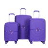 Expandable Hardshell Suitcase Double Spinner Wheels Pp Luggage Sets Lightweight Durable Suitcase With Tsa Lock, 3 Piece Set (20/24/28) - Purple - Image 16