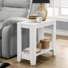 Accent Table, Side Transitional - White - Image 4