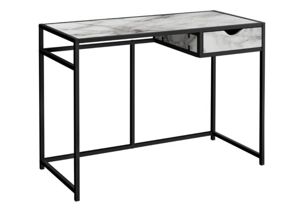 Computer Desk For Home Office, Storage Drawer - White