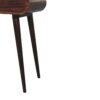 Mini Dressing Table With Foldable Mirror - Walnut - Image 6