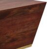 Abba - Square Coffee Table - Cognac Brown - Image 3