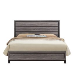 Mirage - Queen Bed - Gray / Black
