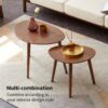 Pebble Shaped Coffee Table - Natural - Image 8