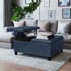 Harrison - Coffee Table Storage Ottoman - Denim Blue - Image 8