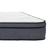 King Size Hybrid Plush Foam Mattress, Soft Polyester Knit Cover, Multi Layer Foam Mattress - White / Gray - Image 7