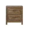 Lisque - 2 Drawer Nightstand - Brown - Image 2