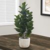 31" Tall, Artificial Plant, Garcinia Tree, Indoor, Faux, Fake, Floor, Greenery, Potted, Real Touch, Decorative - Green / White - Image 5
