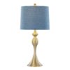 Ashland - Contemporary Table Lamp (Set of 2) - Gold / Moroccan Blue Slub - Image 3