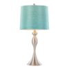 Ashland - Contemporary Table Lamp (Set of 2) - Nickel / Turquoise - Image 3