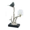 Aluminum Candle Holder & Marble Stand - Multicolor - Image 3