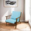 Connor - Lounge Chair - Sky Blue - Image 4