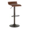 Ale - Industrial Barstool (Set of 2) - Brown - Image 2