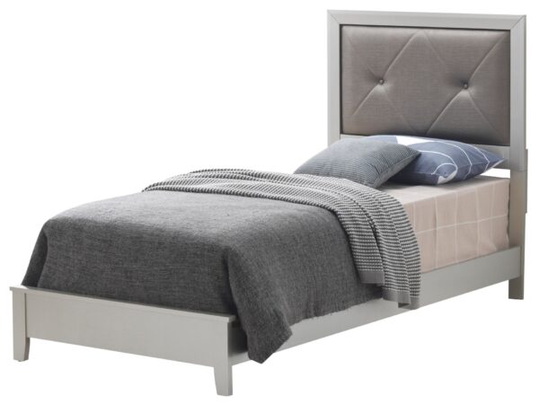 Primo - Twin Bed - Silver Champagne