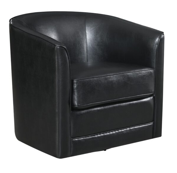 Little - Swivel Accent Chair - Black