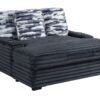 Shine - Lounger Sofa With USB - Gray - Image 3