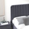 Bethany - Queen Upholstered Platform Bed - Gray - Image 16