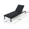 Navan - Modern Chaise Lounge Set With Water Resistant Cushions - Dark Gray - Image 11