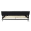 Queen Size Upholstered Platform Bed Frame, Curve Design, Wood Slat Support, No Box Spring Needed - Gray - Image 8