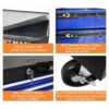 7 Drawers Multifunctional Tool Cart With Wheels - Black / Blue - Image 6