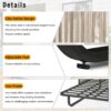Outdoor Patio Daybed Rattan Daybed Outdoor Sunbed With Detachable Pillows For Patio, Backyard, Pool - Beige - Image 5