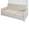 Full Size Murphy Wall Bed With Cushion - White - Image 7