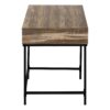 Computer Desk For Home Office, Laptop, Storage Drawers, Contemporary Versatile Placement - Brown - Image 3
