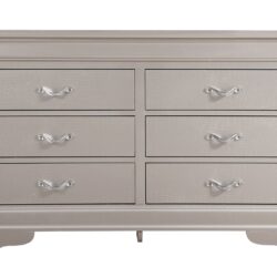 Modern Sophisticated Dresser - Silver Champagne