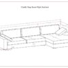 Charlie - Deep Seater Right Sectional Sofa - Cream - Image 19