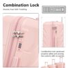 Set 3 Pieces 20" / 24" / 28" Abs Spinner Wheel Luggage, Matching Color, With Combination Lock - Pink - Image 6
