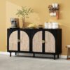 4 Door Cabinet, Suitable For Bedroom - Black - Image 4