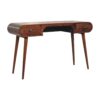 London - Arch Writing Desk - Dark Brown - Image 2