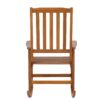 Acacia Indoor Rocking Chair, Outdoor Solid Patio Furniture New Style - Light Brown - Image 9