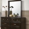 Merlot - Square Mirror - Mahogany - Image 4