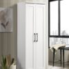 Evelyn - Sleek Storage Cabinet With Framed Panel Design - White - Image 4