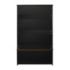 Modern Hall Tree With Entryway Bench, 3 Shelves And Drawers, Wide Hall Tree With Storage Bench For Hallway - Black - Image 14
