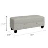 Drason - Storage Ottoman - Gray - Image 6