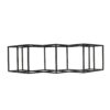 Modern Industrial Tabletop Wine Rack With 7 Bottle Holders - Black - Image 9