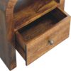Darcy - Nightstand With Drawer And Open Shelf - Brown - Image 7