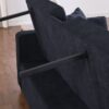Cody II - Woven Fabric Convertible Sleeper Loveseat With Cup Holder, Charging Ports, Side Pocket, and Pocket Coil Seating - Dark Gray - Image 12
