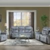 Mariana - Manual Recliner Sofa - Silver Gray - Image 6