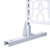 Outdoor & Indoor Metal Privacy Screen Freestanding Decorative Privacy Screen - White - Image 7