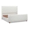 Brooklyn - King Tufted Panel Bed Headboard And Footboard Set - Antique White - Image 2