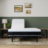 Copper Lux - 14" Split Top Queen Plush Memory Foam Mattress With Phase Change Cooling Fabric - White / Gray - Image 5