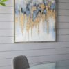 Modern Oil Painting, Square Framed Wall Art For Living Room Dining Room Office - Multicolor - Image 15